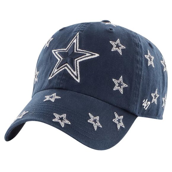 Dallas Cowboys '47 Women's Confetti Clean Up Adjustable Hat - Navy - Picture 1 of 2